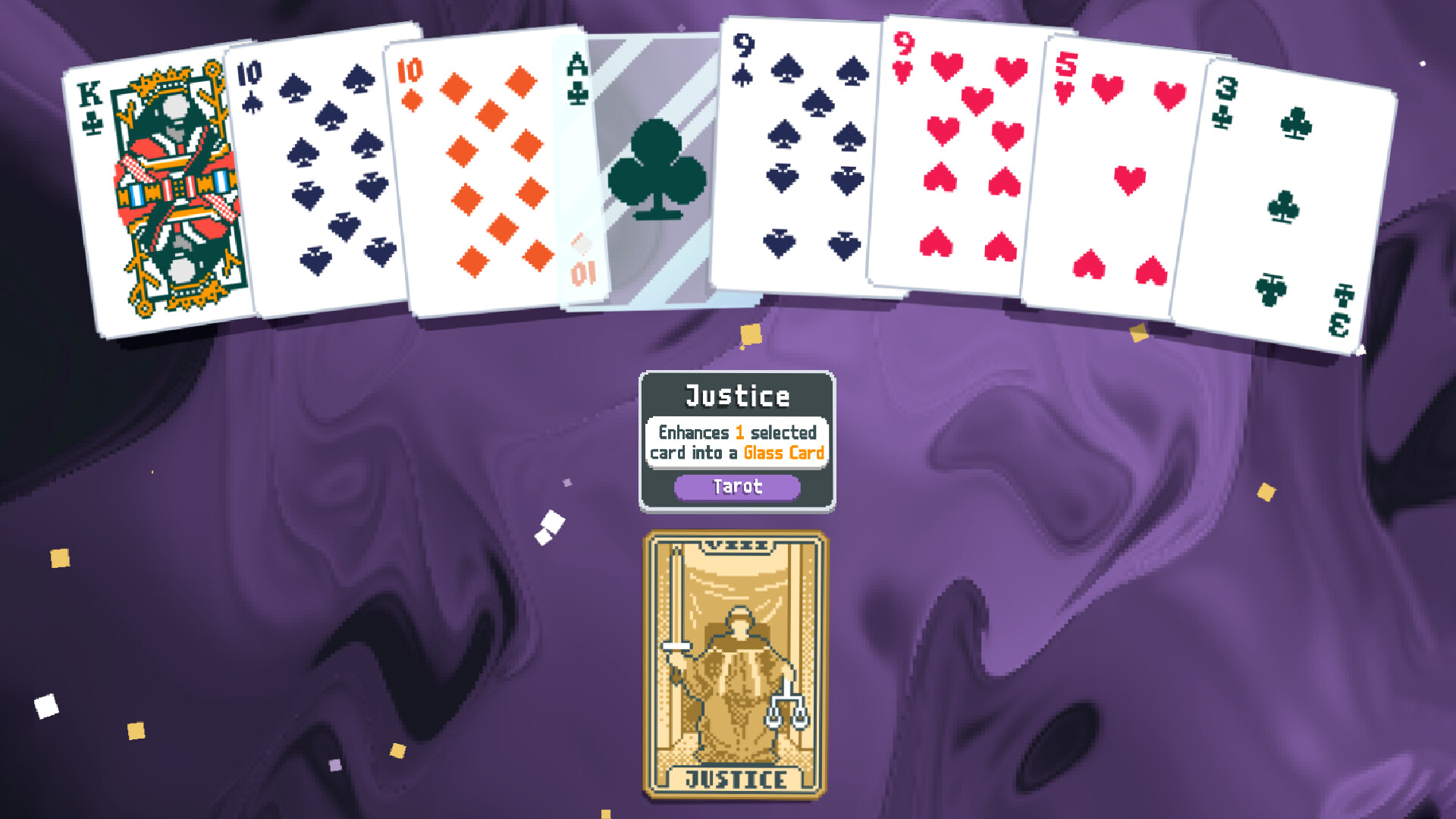 Gameplay de Balatro: puntuación y chips