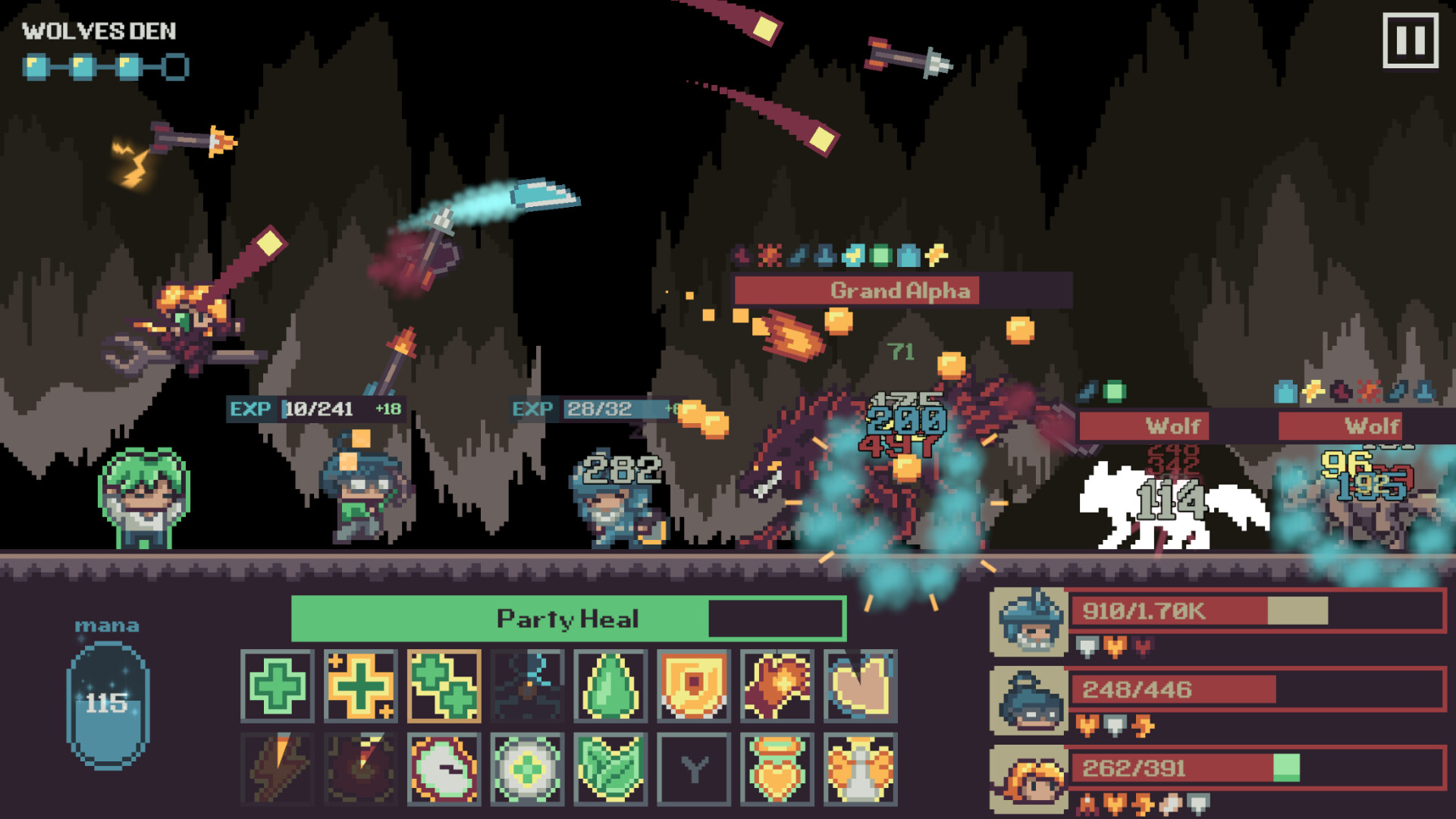 Gameplay de Master Healer Kale with useless party